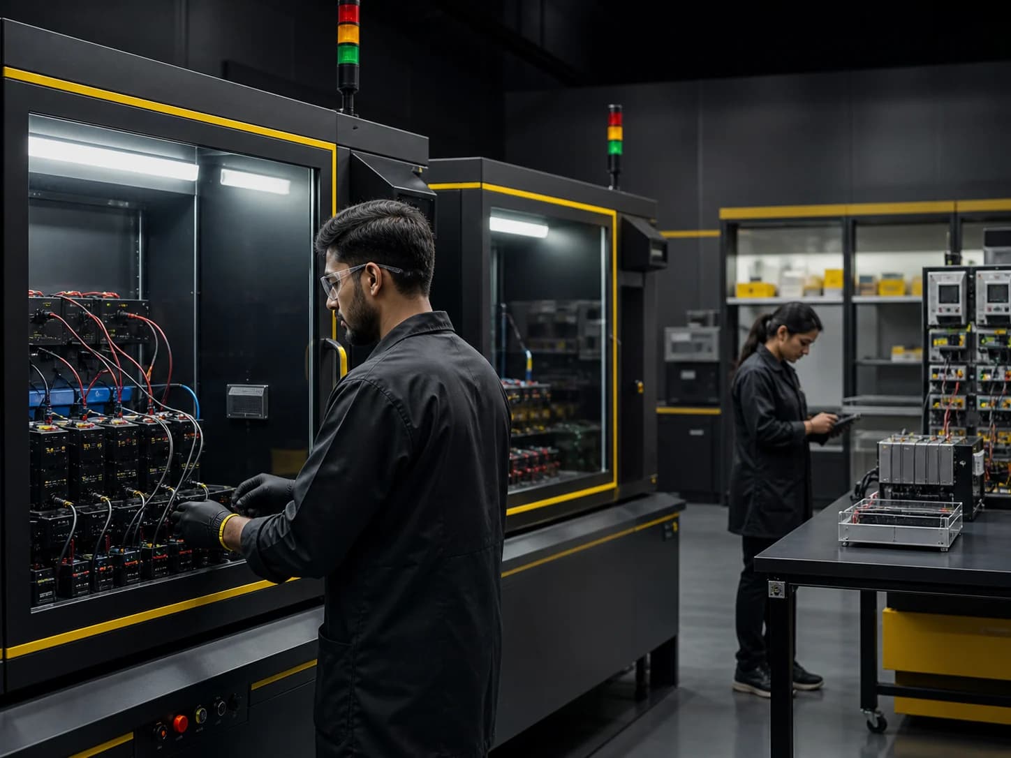 Illustrative electrical testing laboratory